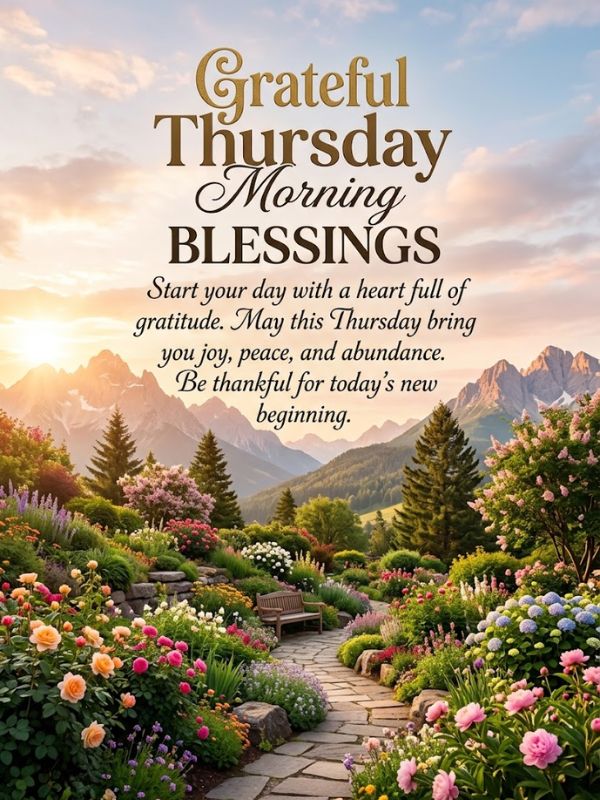 Grateful Thursday Morning Blessings