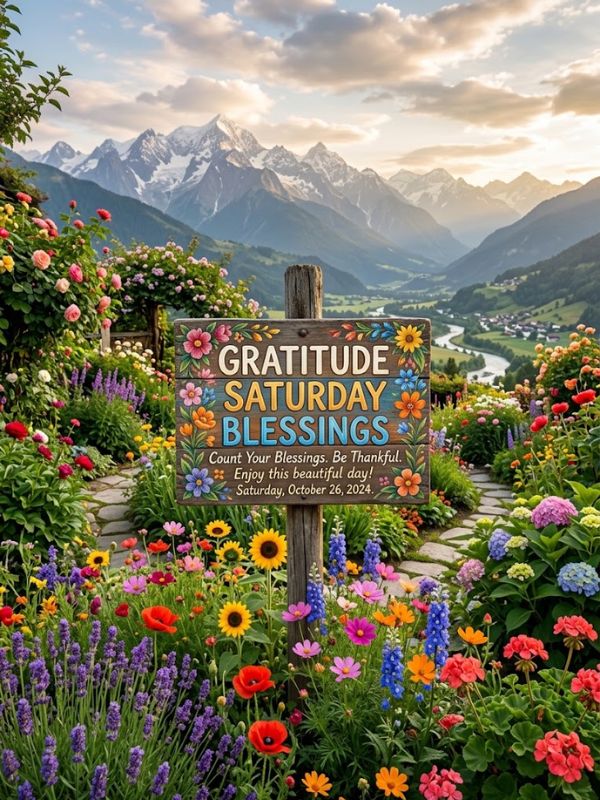 Gratitude Saturday Blessings