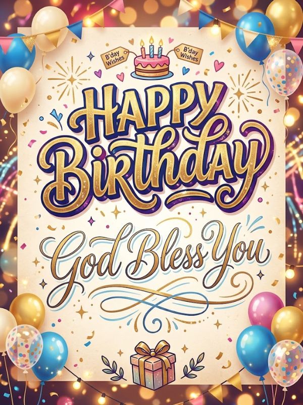 Happy Birthday & God Bless You