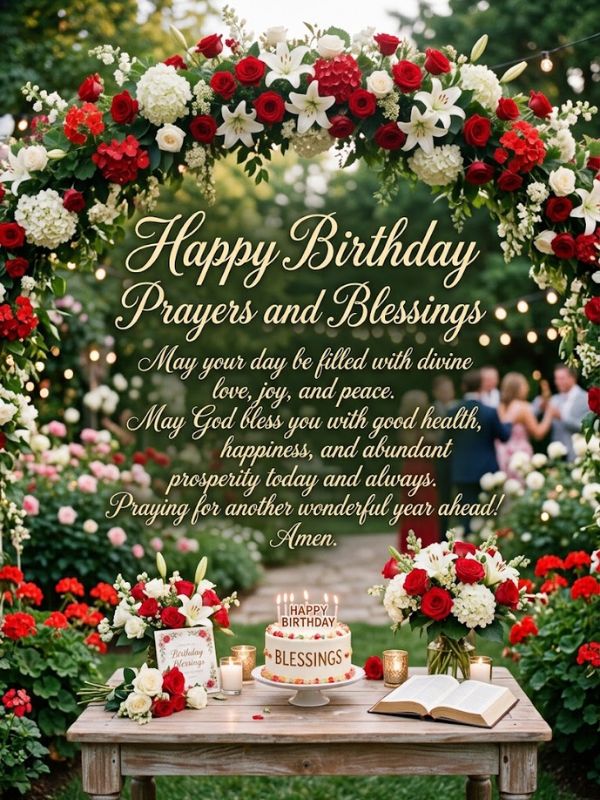 Happy Birthday Prayers and Blessings
