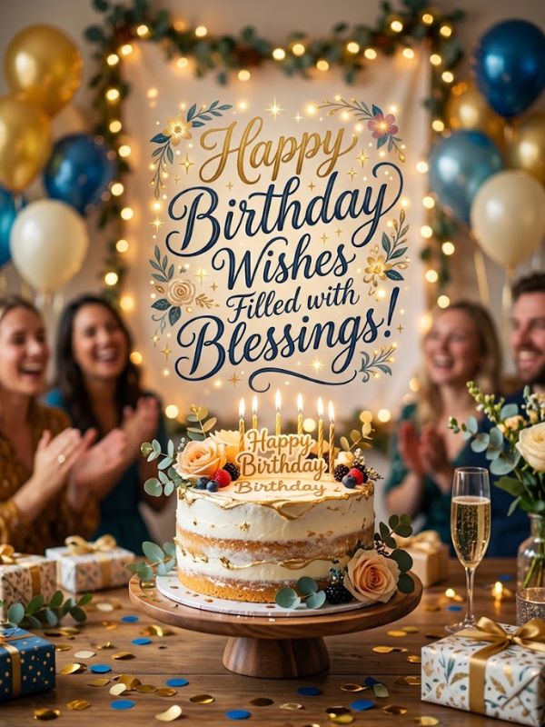 Happy Birthday Wishes Filled with Blessings