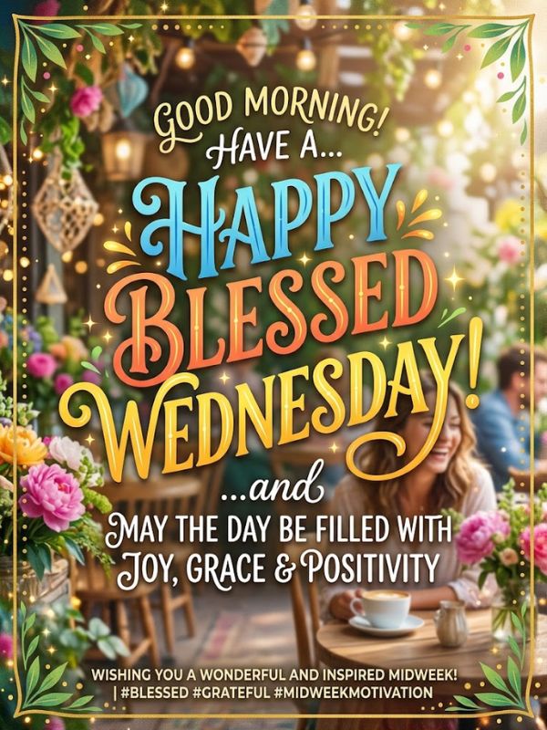 Happy Blessed Wednesday