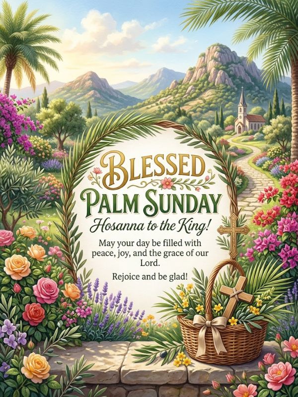 Happy Blessing Palm Sunday