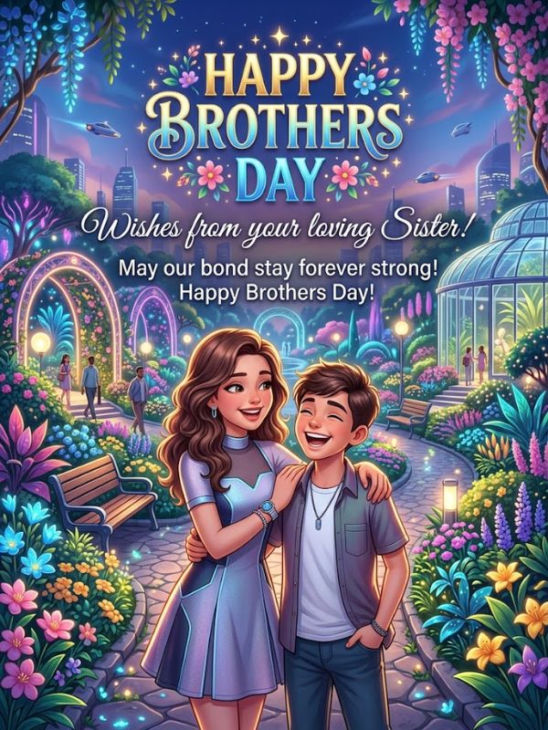 Happy Brothers Day Wishes From Sister