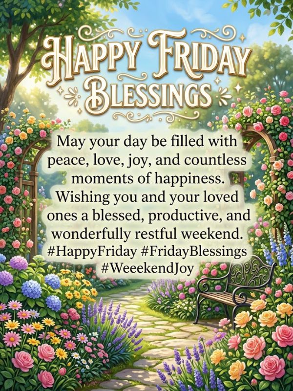 Happy Friday Blessings (Extended)