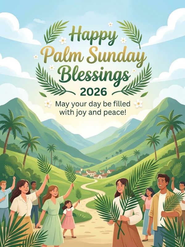 Happy Palm Sunday Blessings for 2026