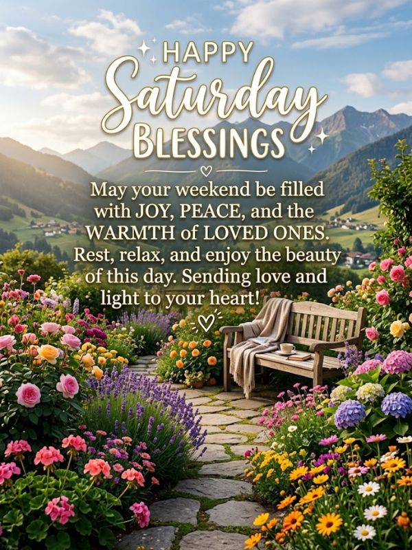 Happy Saturday Blessings for Loved Ones