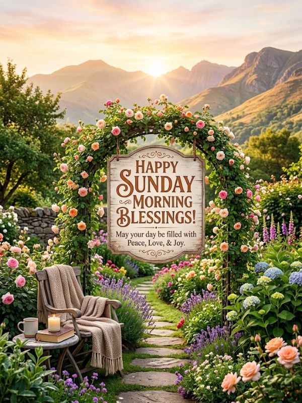 Happy Sunday Morning Blessings