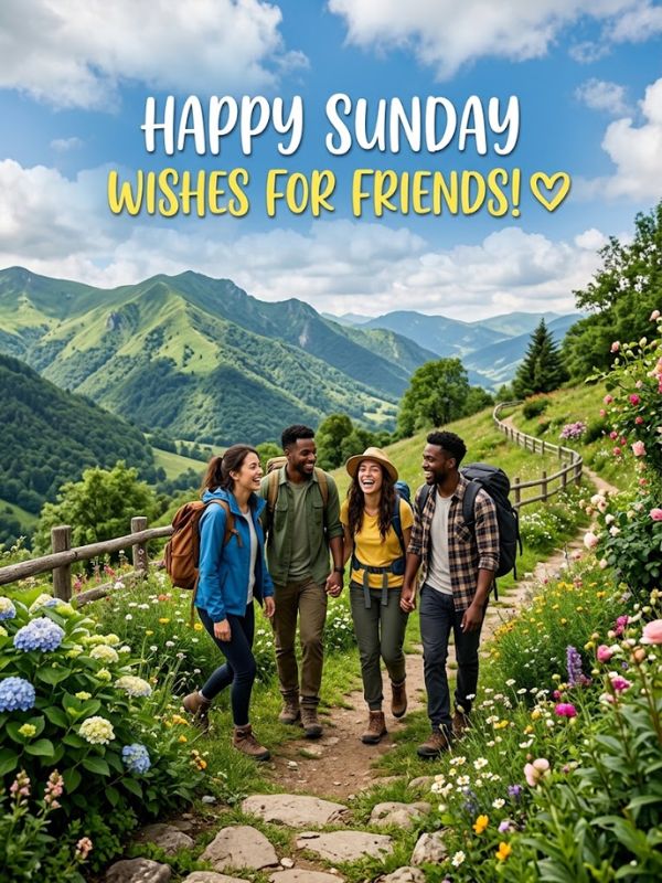 Happy Sunday Wishes for Friends