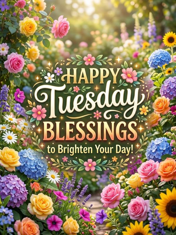 Happy Tuesday Blessings to Brighten Your Day