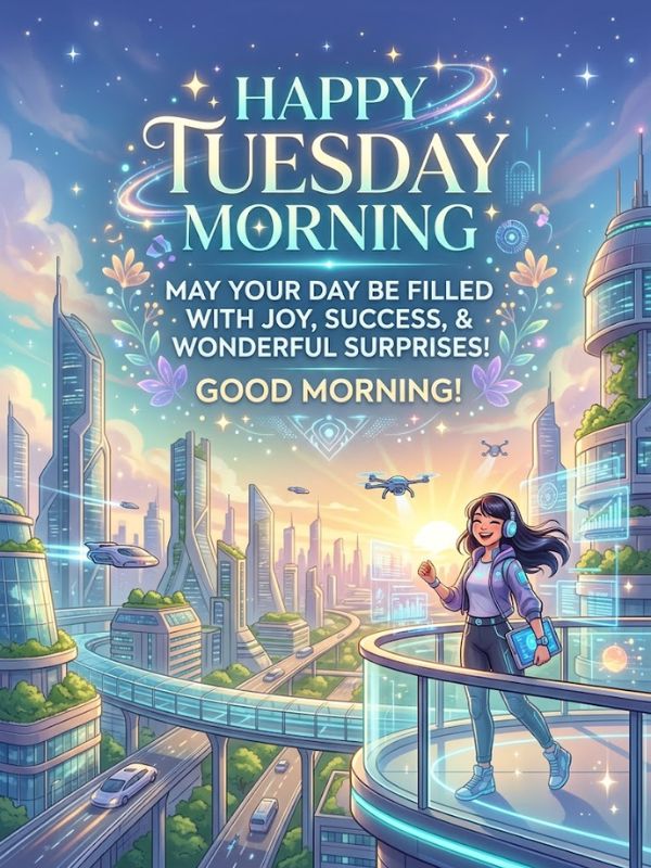 Happy Tuesday Morning Greetings