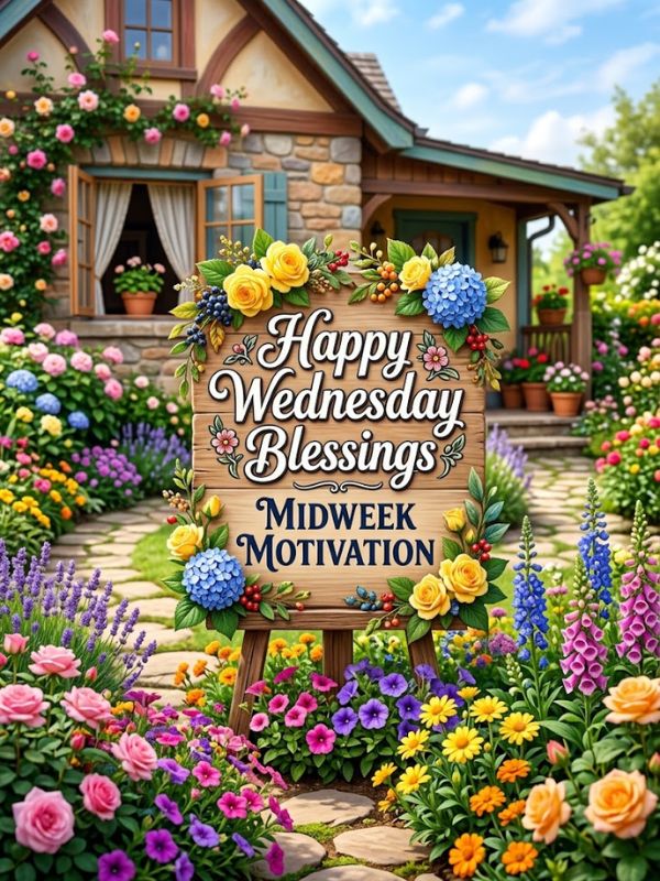 Happy Wednesday Blessings for Midweek Motivation