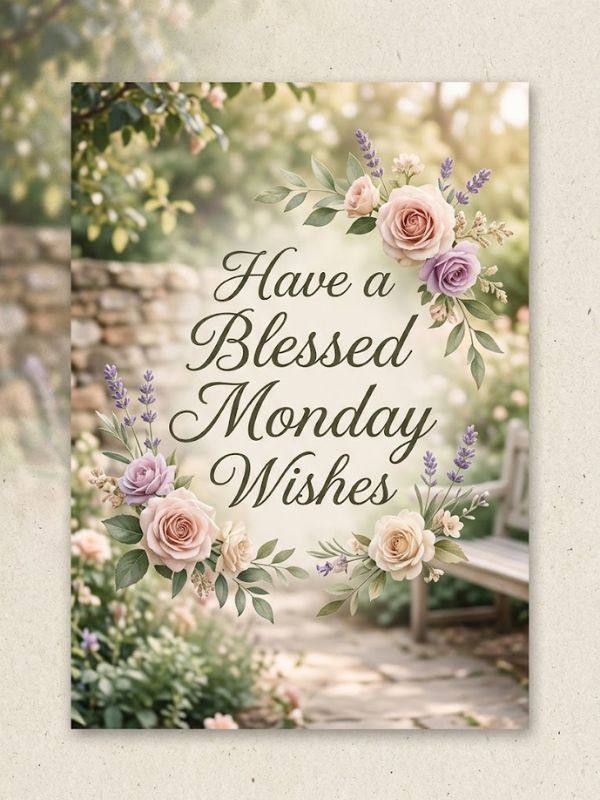 Have a Blessed Monday Wishes