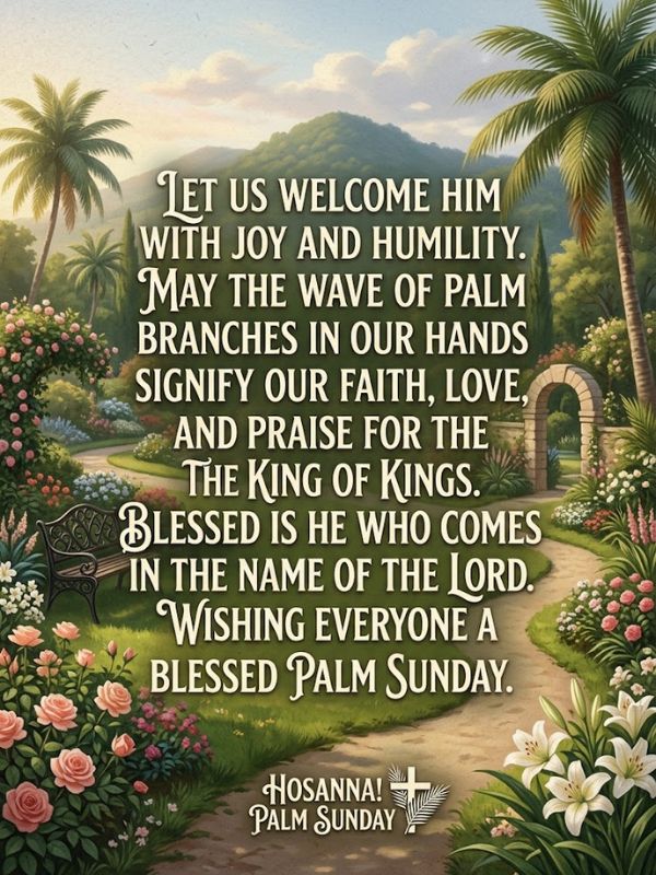Heart Touching Palm Sunday Quotes