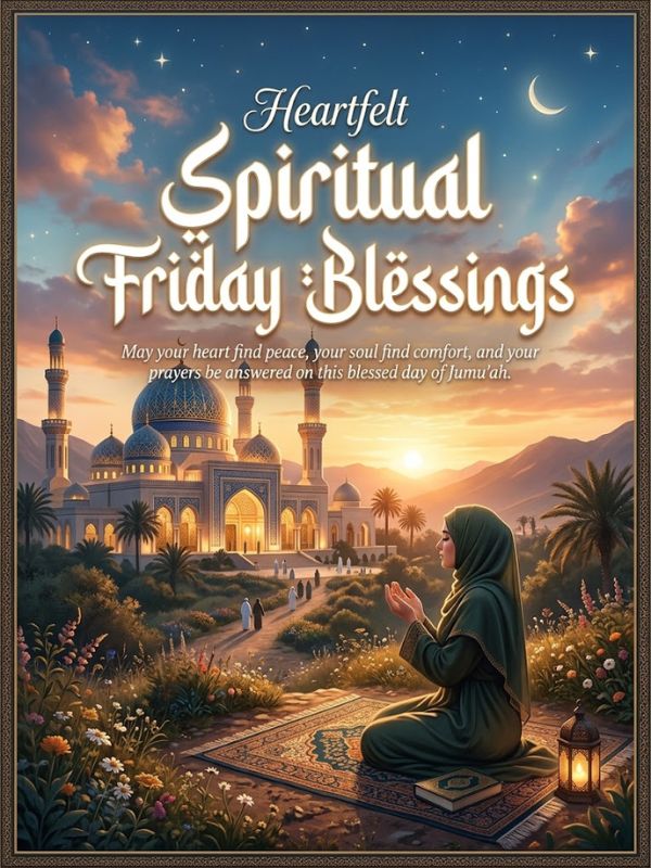 Heartfelt Spiritual Friday Blessings