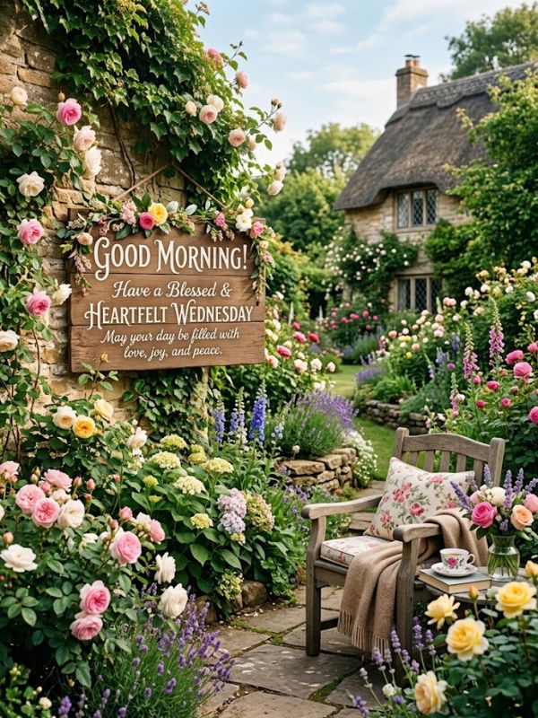 Heartfelt Wednesday Good Morning Wishes