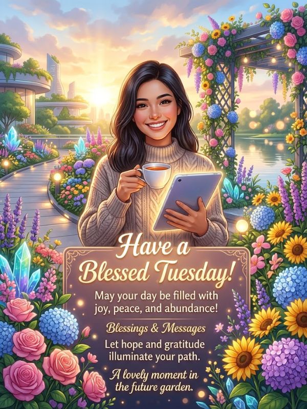Heartwarming Have a Blessed Tuesday, Blessings and Messages