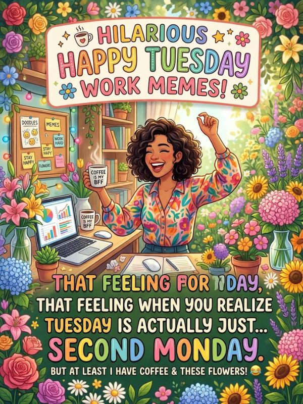 Hilarious Happy Tuesday Work Memes