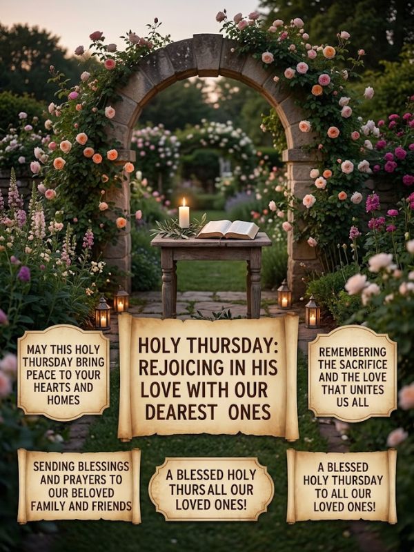 Holy Thursday Messages for Loved Ones