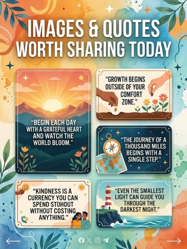 Images & Quotes Worth Sharing Today