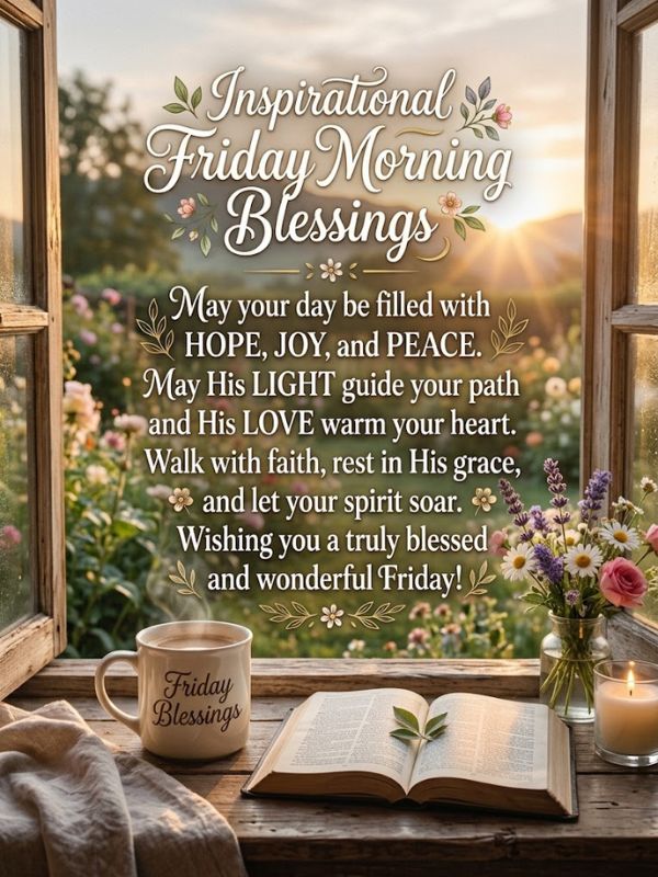 Inspirational Friday Morning Blessings