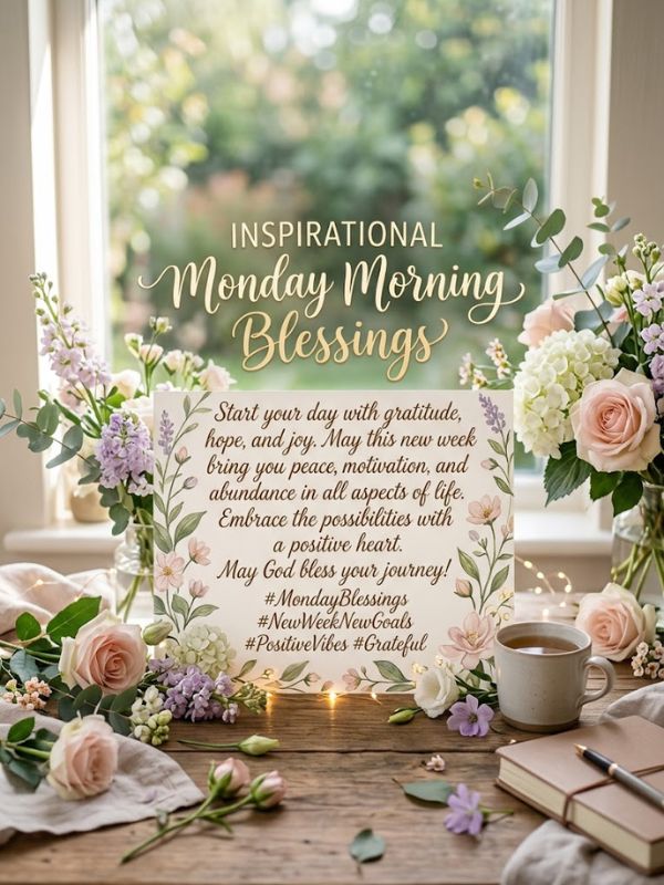 Inspirational Monday Morning Blessings