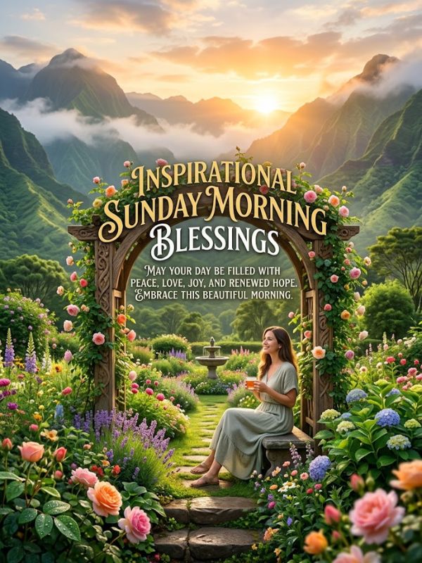 Inspirational Sunday Morning Blessings