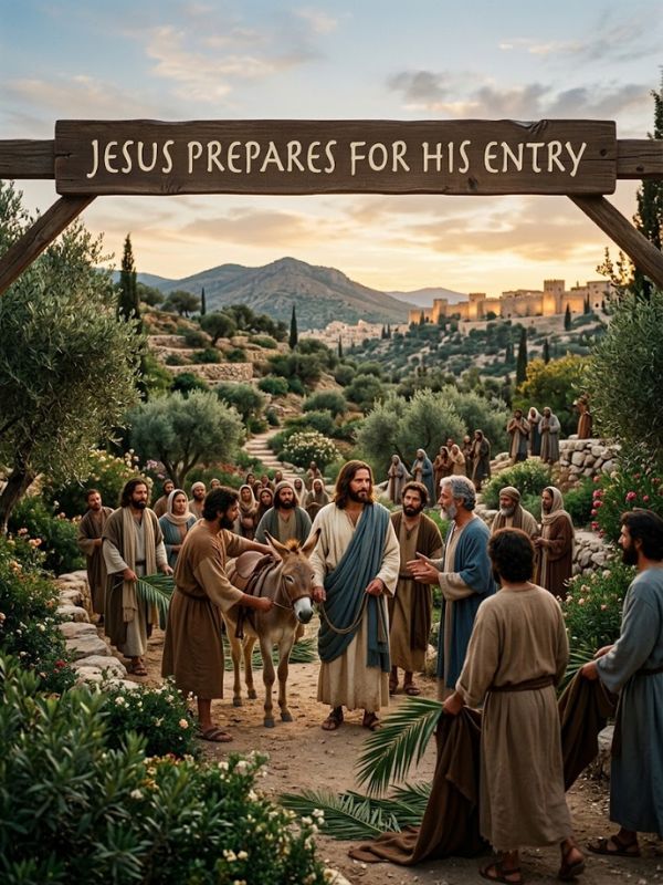Jesus Prepares for His Entry