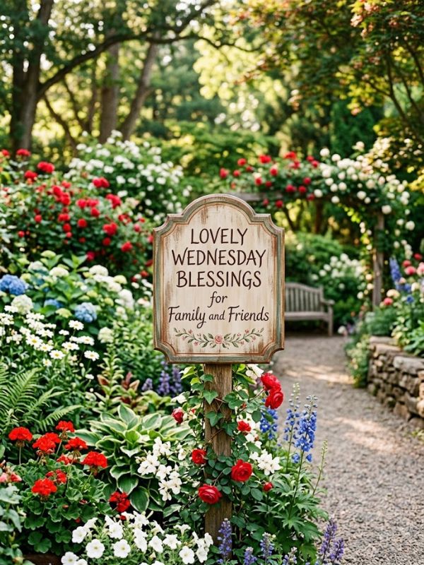 Lovely Wednesday Blessings for family and friends