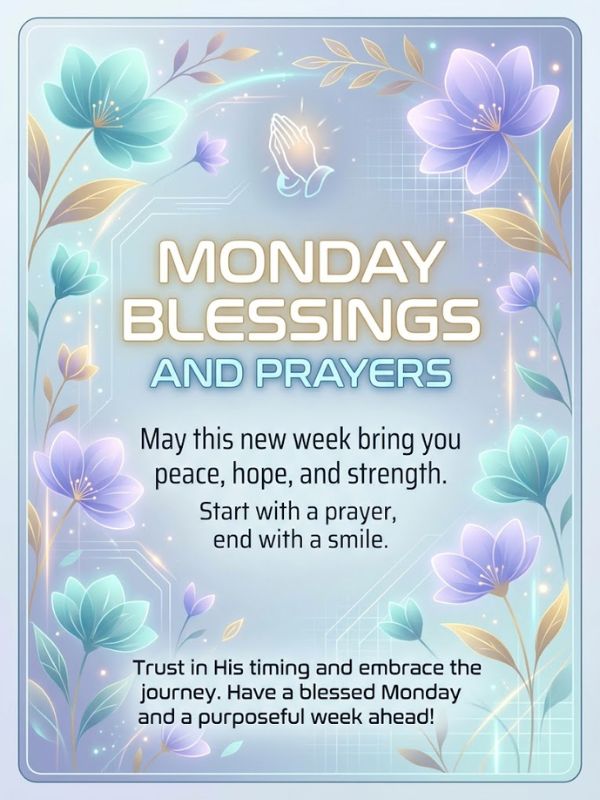 Monday blessings and prayers