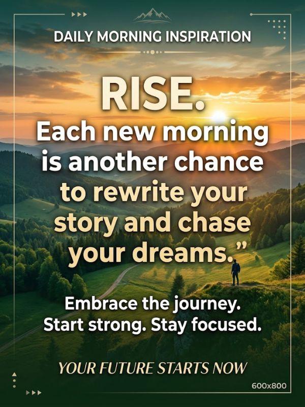 Motivational Morning Quotes for a Strong Start