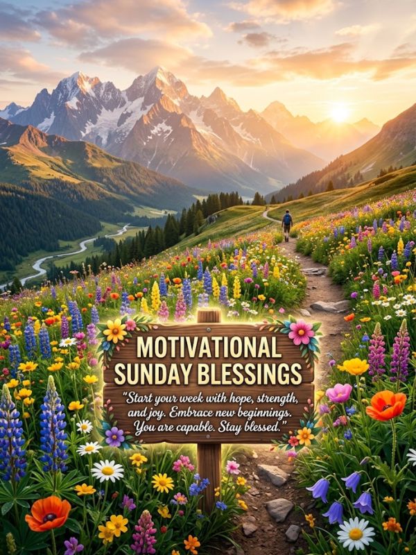 Motivational Sunday Blessings 