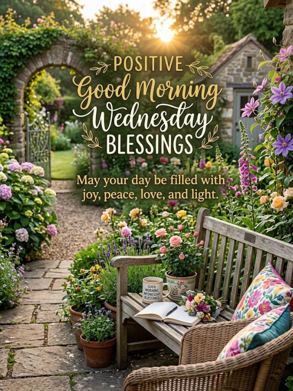 Positive Good Morning Wednesday Blessings