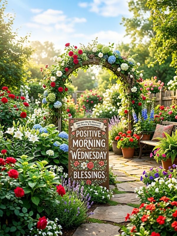 Positive Good Morning Wednesday Blessings