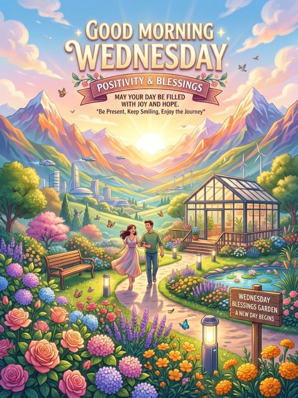 Positive Good Morning Wednesday Blessings 