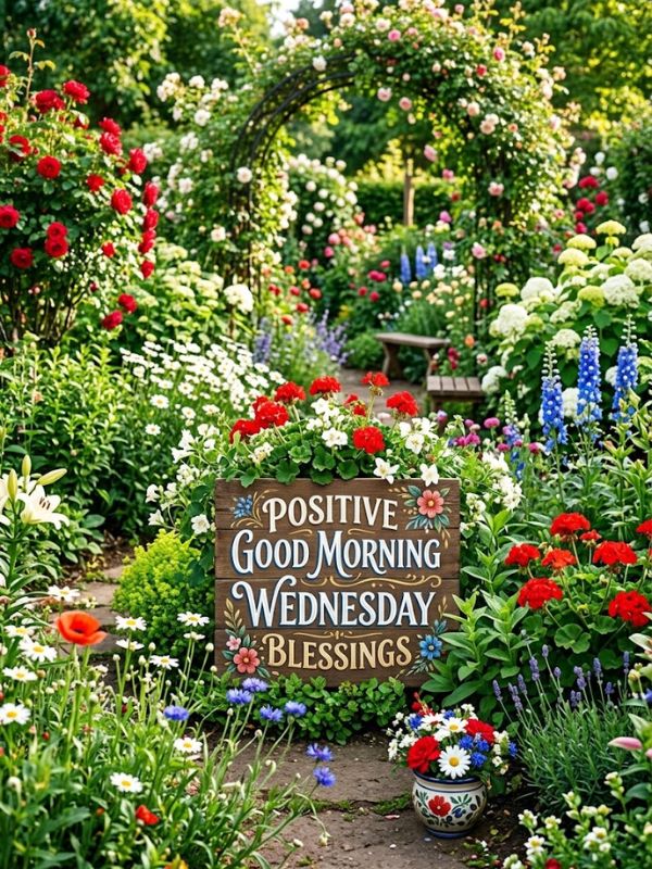 Positive Good morning Wednesday blessings