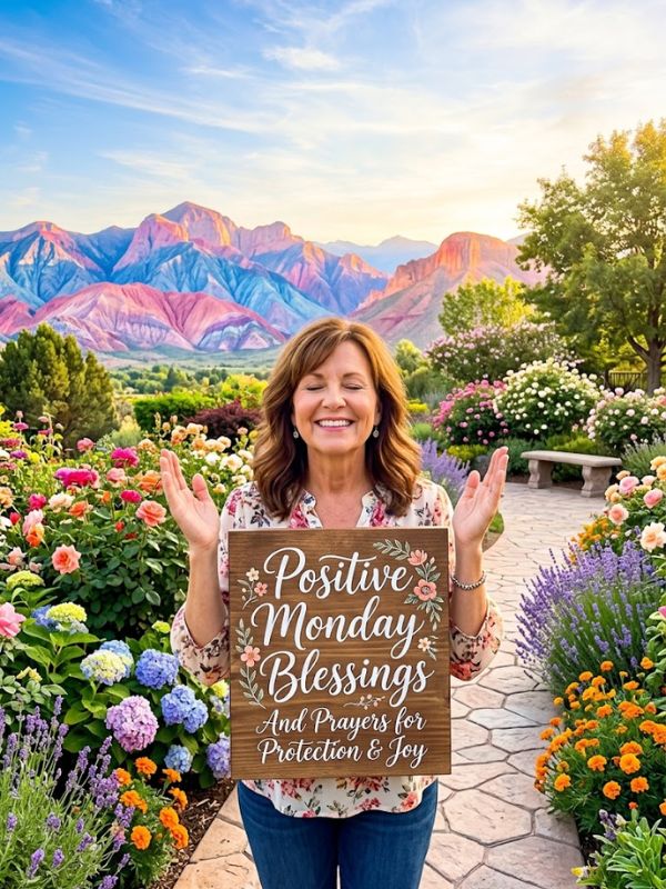 Positive Monday Blessings and Prayers for Protection & Joy