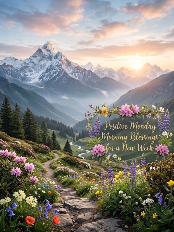 Positive Monday Morning Blessings for a New Week