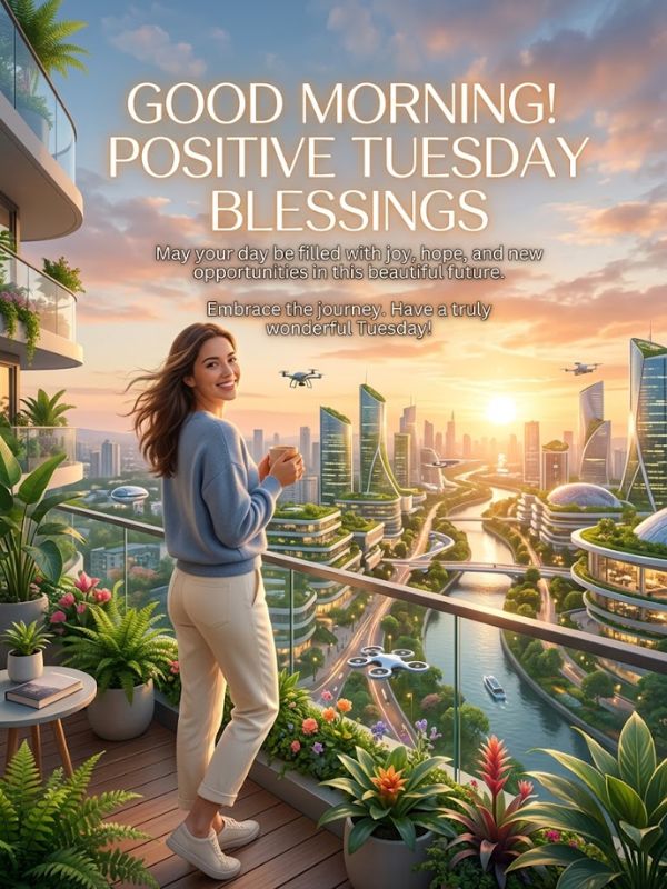 Positive good morning Tuesday blessings