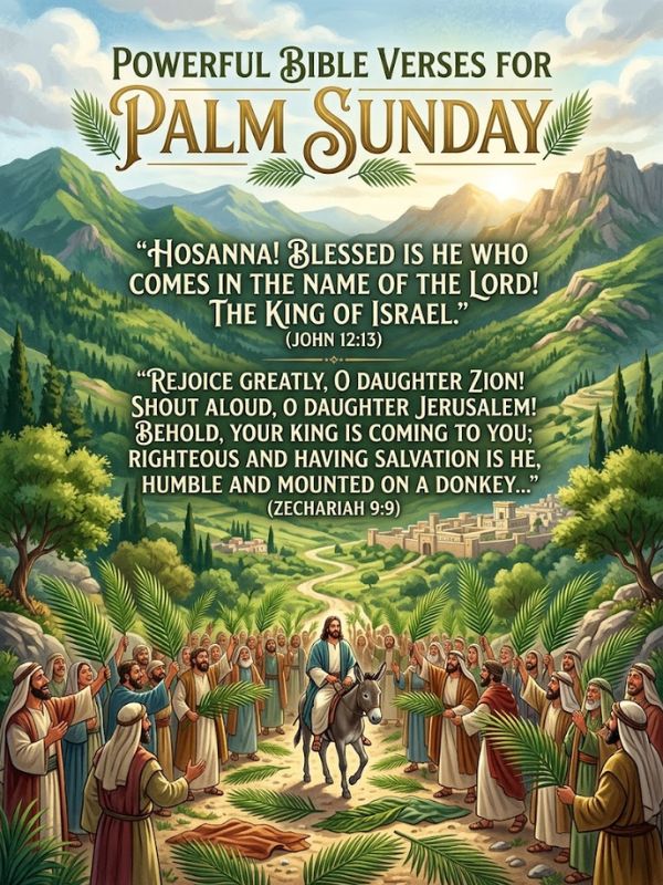 Powerful Bible Verses for Palm Sunday