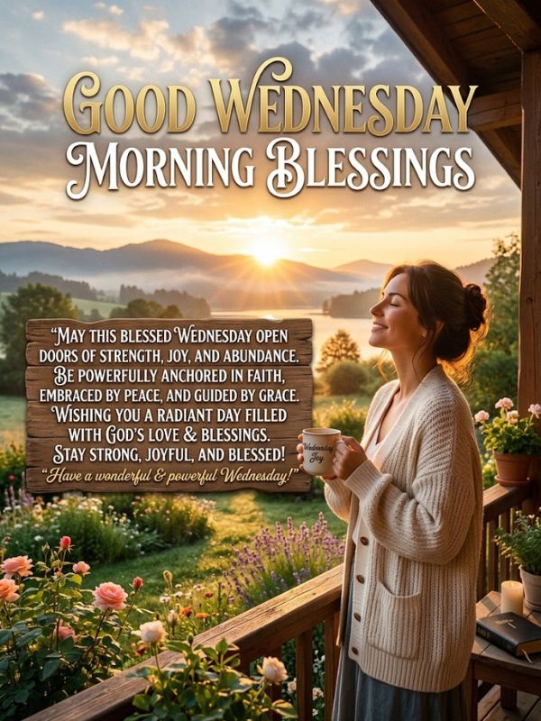 Powerful Good Wednesday Morning Blessings