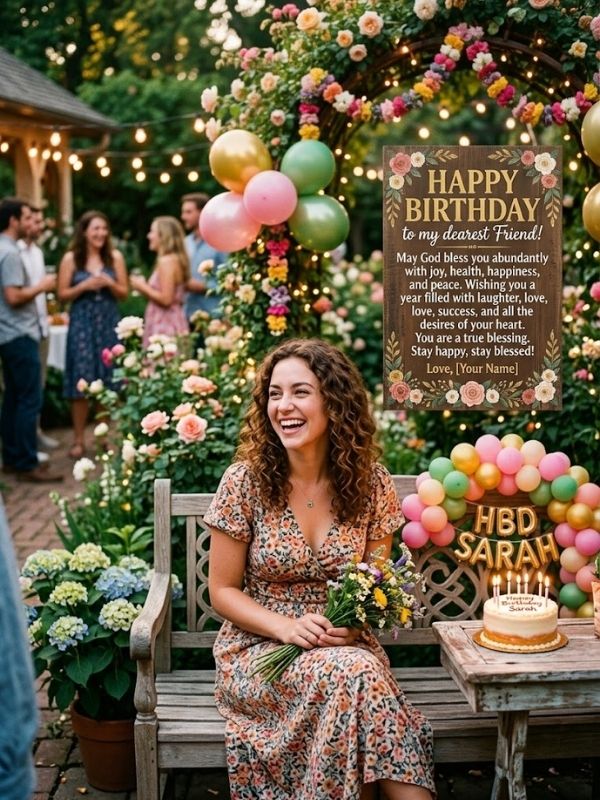Powerful Happy Birthday Blessings for a Friend