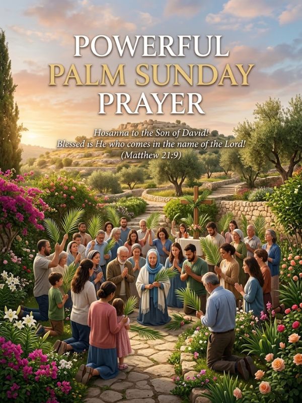 Powerful Palm Sunday Prayer