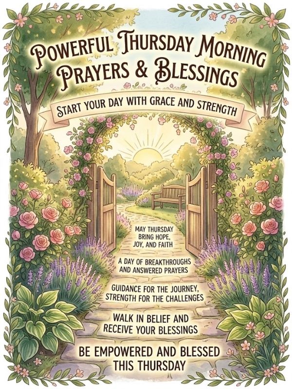 Powerful Thursday Morning Prayers and Blessings