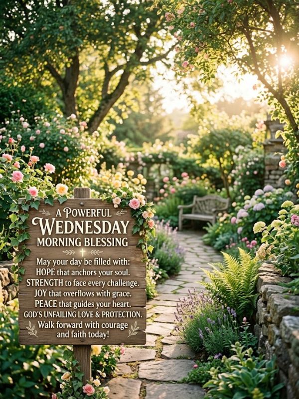Powerful Wednesday Morning Blessings