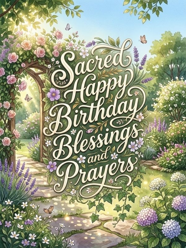 Sacred Happy Birthday Blessings and Prayers