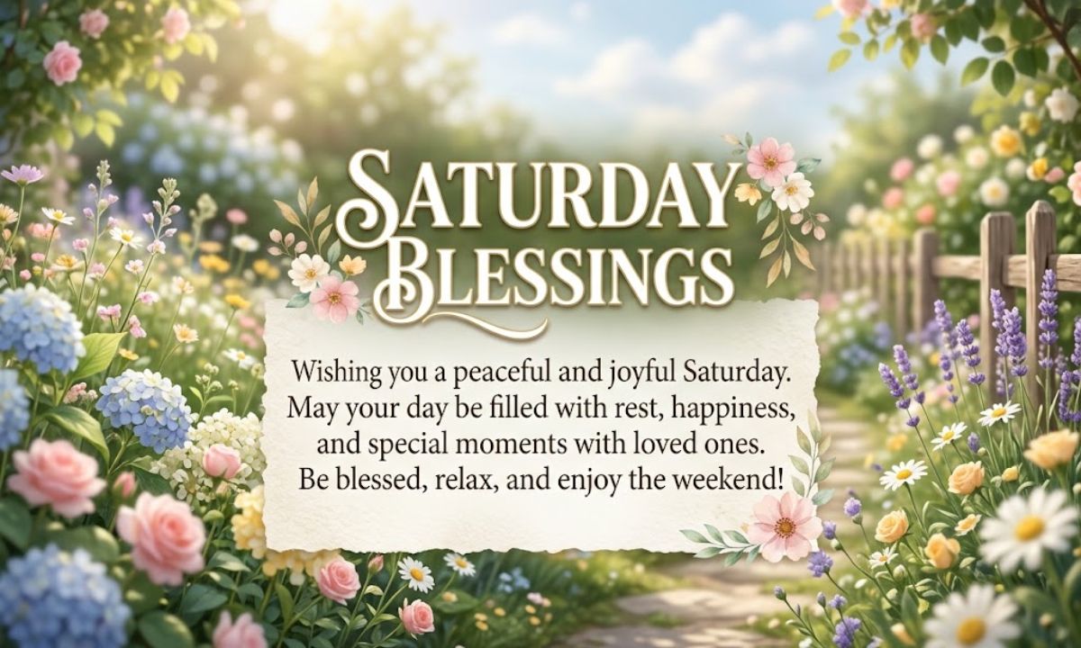 Saturday Blessings