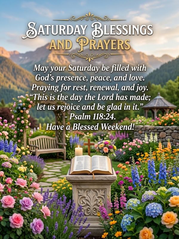 Saturday Blessings and Prayers