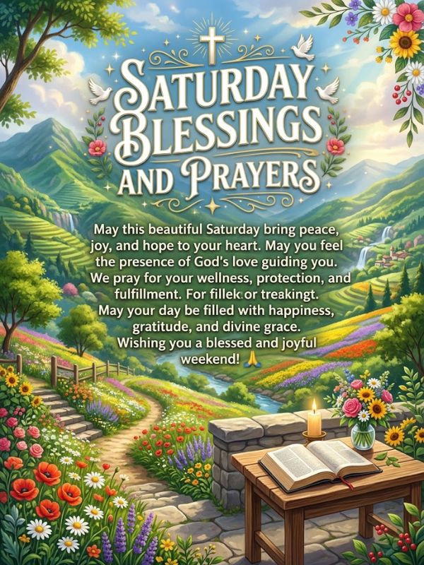 Saturday Blessings and Prayers Images