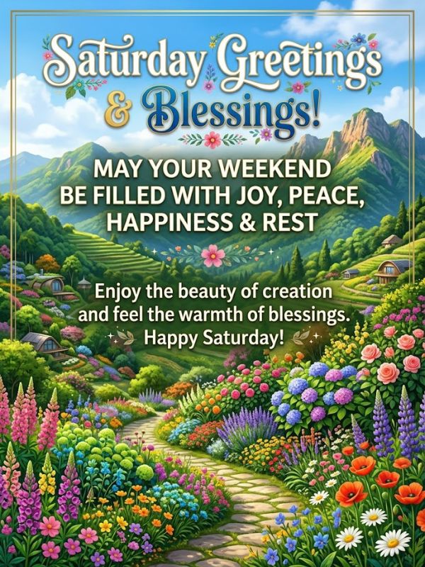 Saturday Greetings and Blessings